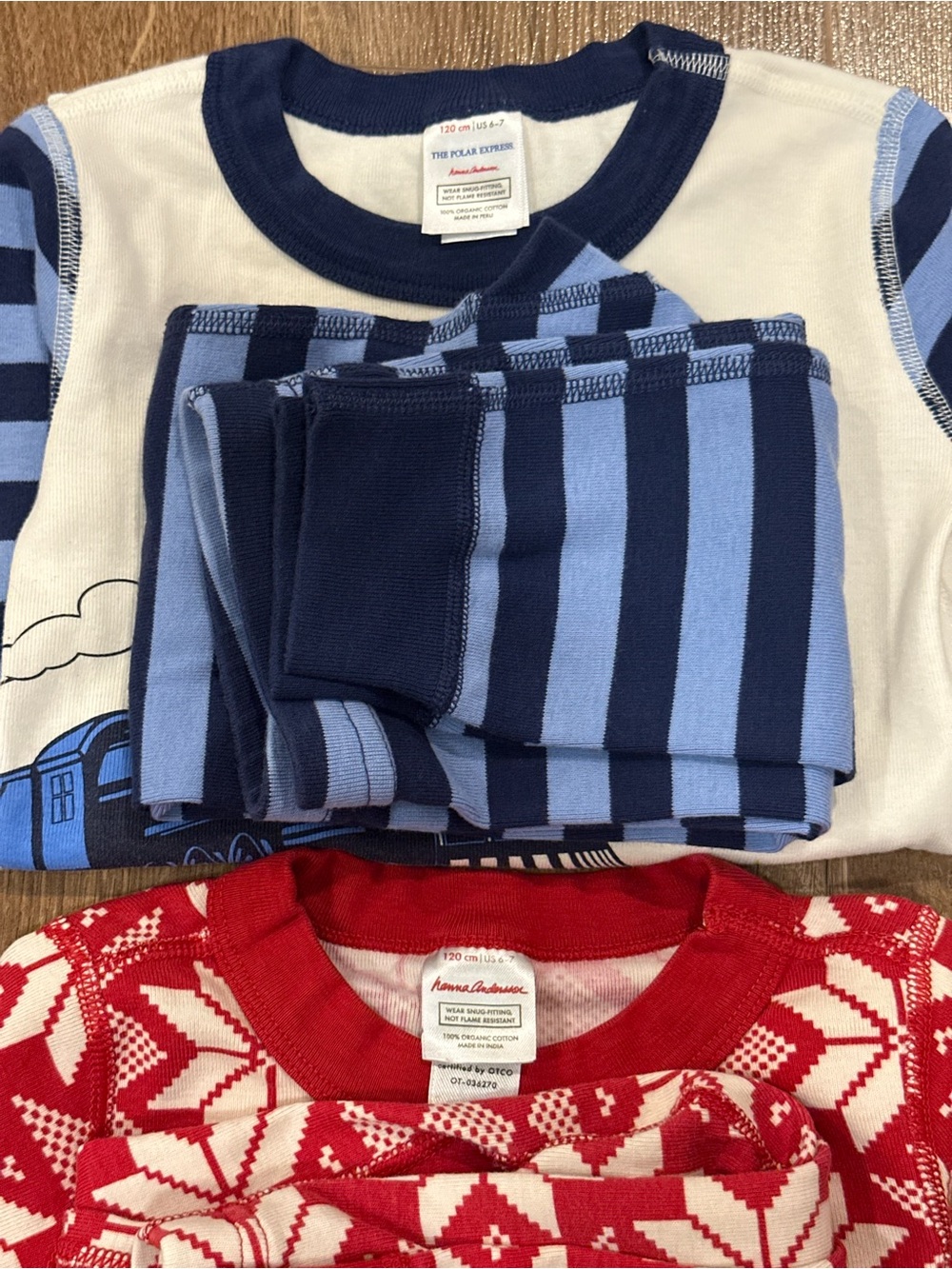 Hanna Andersson Organic Cotton Holiday Pajamas set of 2